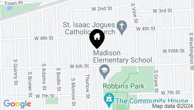 Map of 430 S Madison Street, Hinsdale IL, 60521