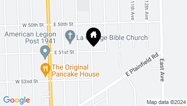 Map of 905 8th Avenue Unit: 9, La Grange IL, 60525