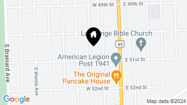 Map of 835 S Ashland Avenue, La Grange IL, 60525