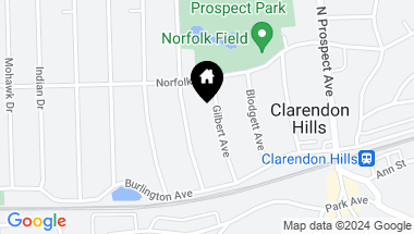 Map of 26 Gilbert Avenue, Clarendon Hills IL, 60514