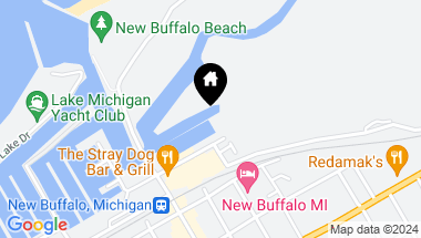 Map of 202 E Water Street, New Buffalo MI, 49117