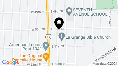 Map of 803 S 6th Avenue, La Grange IL, 60525