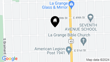 Map of 739 S Ashland Avenue, La Grange IL, 60525