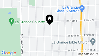 Map of 720 S Kensington Avenue, La Grange IL, 60525