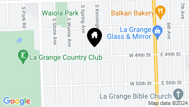 Map of 644 S Kensington Avenue, La Grange IL, 60525