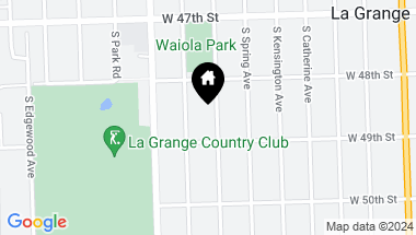 Map of 628 S Waiola Avenue, La Grange IL, 60525