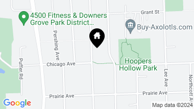 Map of 4627 Woodward Avenue, Downers Grove IL, 60515