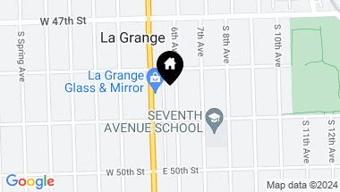 Map of 624 S 6th Avenue, La Grange IL, 60525