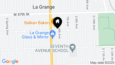 Map of 602 S 6th Avenue, La Grange IL, 60525