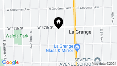 Map of 515 S Ashland Avenue, La Grange IL, 60525