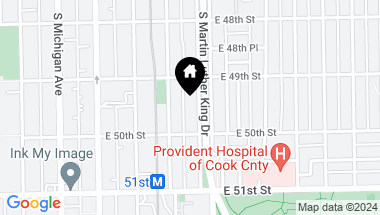 Map of 4933 S Martin Luther King Drive, Chicago IL, 60615