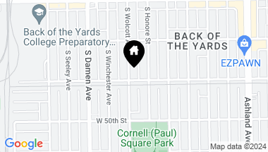 Map of 4857 S Wolcott Avenue, Chicago IL, 60609