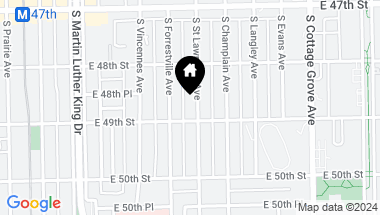 Map of 4846 S Saint Lawrence Avenue, Chicago IL, 60615
