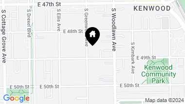 Map of 4849 S Greenwood Avenue, Chicago IL, 60615