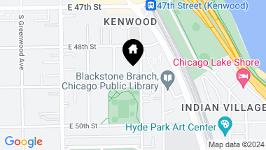 Map of 4840 S Dorchester Avenue Unit: 11, Chicago IL, 60615