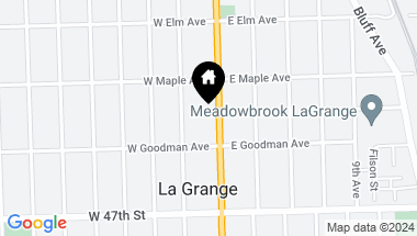 Map of 328 S LaGrange Road, La Grange IL, 60525