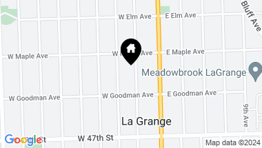 Map of 324 S Madison Avenue, La Grange IL, 60525