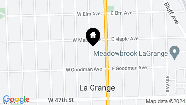 Map of 321 S Madison Avenue, La Grange IL, 60525