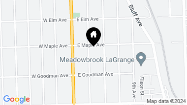 Map of 311 S SIXTH Avenue, LA GRANGE IL, 60525