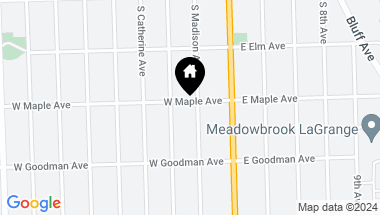 Map of 300 S Madison Avenue, La Grange IL, 60525