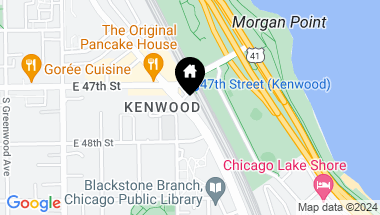 Map of 4800 S Lake Park Avenue Unit: 2302A, Chicago IL, 60615