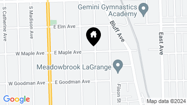 Map of 302 8th Avenue, La Grange IL, 60525