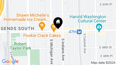 Map of 121 E 47th Street, Chicago IL, 60653