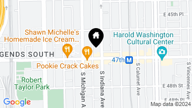 Map of 4650 S Indiana Avenue, Chicago IL, 60653