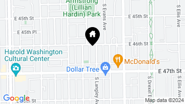 Map of 4612 S Langley Avenue, Chicago IL, 60653