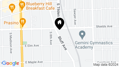 Map of 113 Bluff Avenue, La Grange IL, 60525