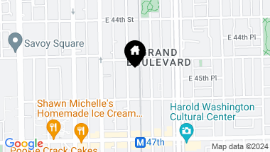 Map of 4525 S Prairie Avenue, Chicago IL, 60653