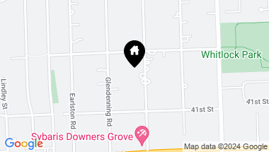 Map of 4050 Sterling Road, Downers Grove IL, 60515