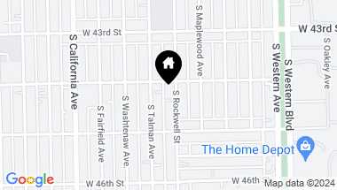 Map of 4414 S Rockwell Street, Chicago IL, 60632