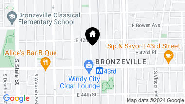 Map of 4243 S Prairie Avenue, Chicago IL, 60653