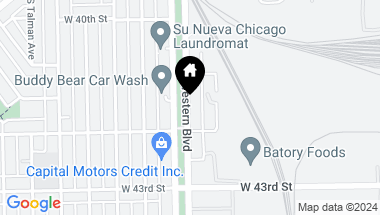 Map of 4158 S Western Boulevard S Unit: 1, Chicago IL, 60609