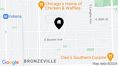 Map of 463 E 41st Street, Chicago IL, 60653