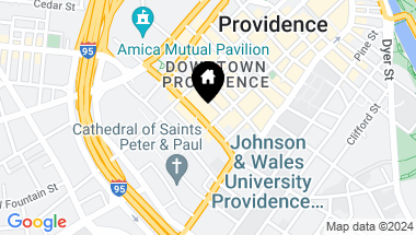 Map of 395 Westminster Street, Providence RI, 02903