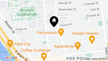 Map of 176 Williams Street, Providence RI, 02906