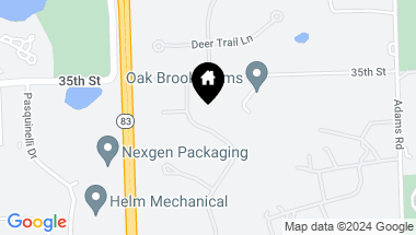 Map of 3 TEMPLETON Drive, Oak Brook IL, 60523