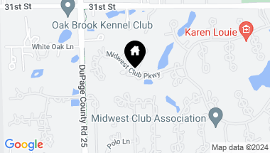Map of 720 Midwest Club Parkway, Oak Brook IL, 60523