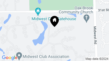 Map of 1902 Midwest Club Parkway, OAK BROOK IL, 60523