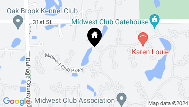 Map of 601 MIDWEST CLUB Drive, OAK BROOK IL, 60523