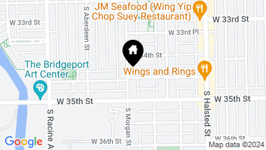Map of 3429 S Morgan Street, Chicago IL, 60608