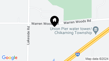 Map of 8742 Warren Woods Road, Lakeside MI, 49116
