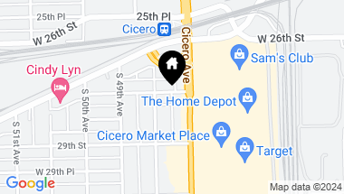 Map of 4815 W 28th Street, Cicero IL, 60804