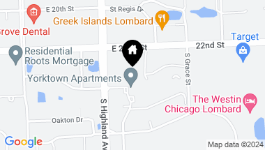 Map of 2211 S Stewart Avenue Unit: 4D, Lombard IL, 60148