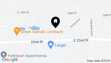 Map of 550 E 22nd Street, Lombard IL, 60148
