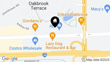 Map of 17W170 22nd Street, Oakbrook Terrace IL, 60181