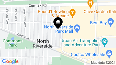 Map of 2338 Lathrop Avenue, North Riverside IL, 60546