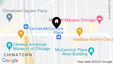 Map of 6 E Cermak Road, Chicago IL, 60616